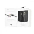Nagy Sebességű HDMI ™ kábel Ethernet | HDMI™ Csatlakozó | HDMI™ Micro Csatlakozó | 4K@60Hz | 18 Gbps | 2.00 m | Kerek | Pamut | Antracit / Gun Metal Szürke | Ablakos Fedő Doboz