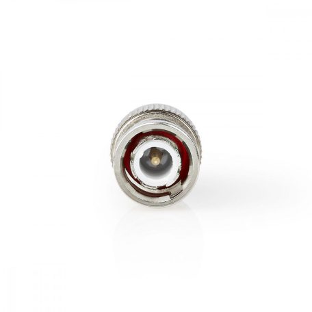 BNC csatlakozó | Egyenes | Dugasz | Nikkelezett | 50 Ohm | Bilincs | Bemenő kábel átmérő: 7.0 mm | Acél | Ezüst | 25 db | Műanyag Zacskó