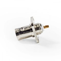   BNC csatlakozó | Egyenes | Aljzat | Nikkelezett | 50 Ohm | Forrasztó | Acél | Ezüst | 25 db | Műanyag Zacskó