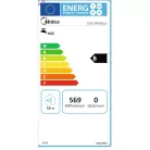 Midea D10-20VD1(O) elektromos vízmelegítő, bojler, 2000 W, 10 liter, zománcozott víztartály és fűtőszál, mechanikus vezérlés, konyhapult fölé szerelhető
