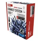 Standard LED sorolható karácsonyi füzér, 10 m, kültéri és beltéri, kék