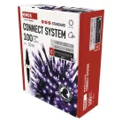 Standard LED sorolható karácsonyi füzér, 10 m, kültéri és beltéri, lila