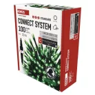 Standard LED sorolható karácsonyi füzér, 10 m, kültéri és beltéri, zöld