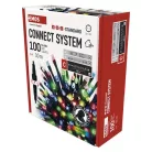 Standard LED sorolható karácsonyi füzér, 10 m, kültéri és beltéri, többszínű