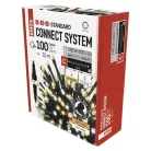 Standard LED sorolható karácsonyi füzér, 10 m, kültéri, meleg/hideg fehér