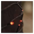 Standard LED sorolható karácsonyi füzér, 10 m, kültéri és beltéri, piros