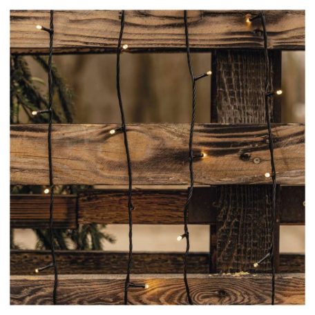 Standard LED sorolható karácsonyi füzér, 5 m, kültéri és beltéri, meleg fehér