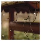 Standard LED sorolható karácsonyi füzér – jégcsapok, 2,5 m, kültéri, hideg fehér