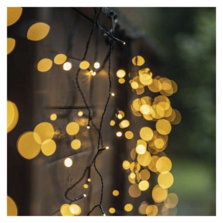 EMOS CNT Kezdő készlet – jégcsapok 2,5m 100LED IP44 12W, meleg fehér, időz.