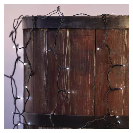 Standard LED sorolható karácsonyi füzér – fényfüggöny, 1x2 m, kültéri, hideg fehér