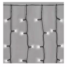 Standard LED sorolható karácsonyi füzér – fényfüggöny, 1x2 m, kültéri, hideg fehér