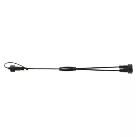 Elosztó sorolható Standard fény füzérekhez, fekete, 0,5 m, kültéri és beltéri