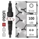 Profi LED sorolható füzér, villogó, 10 m, kültéri és beltéri, hideg fehér