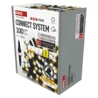 Profi LED sorolható füzér, villogó, 10 m, kültéri, meleg/hideg fehér