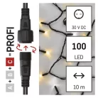 Profi LED sorolható füzér, villogó, 10 m, kültéri, meleg/hideg fehér