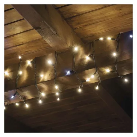 Profi LED sorolható füzér, villogó, 10 m, kültéri, meleg/hideg fehér