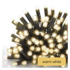   Profi LED sorolható füzér, fekete, 5 m, kültéri és beltéri, meleg fehér