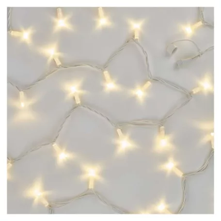 Profi LED sorolható füzér, fehér, 5 m, kültéri és beltéri, meleg fehér