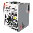 Profi LED sorolható füzér, fekete – süni, 3 m, kültéri és beltéri, hideg fehér