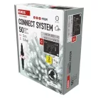 Profi LED sorolható füzér, fehér – jégcsapok, 3 m, kültéri, hideg fehér