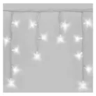 Profi LED sorolható füzér, fehér – jégcsapok, 3 m, kültéri, hideg fehér