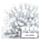 Profi LED sorolható füzér, villogó, fehér – jégcsapok, 3 m, kültéri, hideg fehér