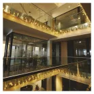 Profi LED sorolható füzér, fehér – jégcsapok, 3 m, kültéri, meleg fehér