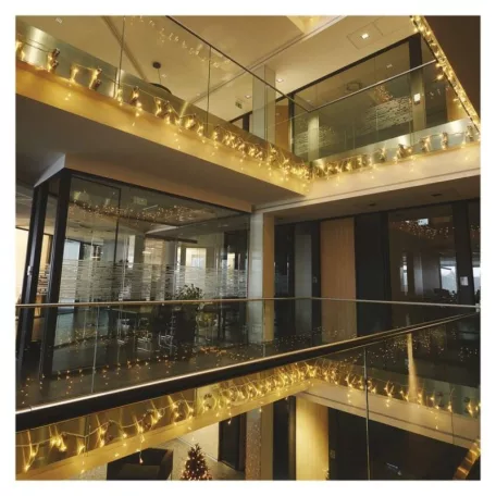 Profi LED sorolható füzér, fehér – jégcsapok, 3 m, kültéri, meleg fehér