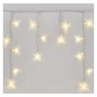 Profi LED sorolható füzér, fehér – jégcsapok, 3 m, kültéri, meleg fehér