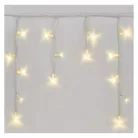 Profi LED sorolható füzér, villogó – jégcsapok, 3 m, kültéri, meleg fehér