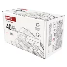 LED karácsonyi nano fényfüzér, ezüst, 4 m, kültéri és beltéri, hideg fehér, időzítő