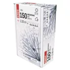 LED fényfüzér – fürtök, nano, 2,35 m, beltéri, hideg fehér, időzítő