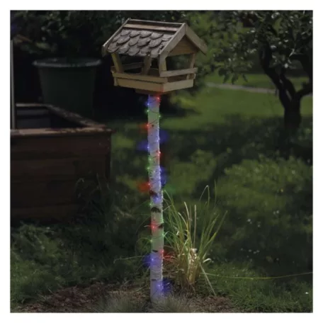 LED karácsonyi nano fényfüzér, zöld, 4 m, kültéri és beltéri, többszínű, időzítő