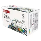 LED karácsonyi nano fényfüzér, zöld, 7,5 m, kültéri és beltéri, többszínű, időzítő