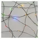 LED karácsonyi nano fényfüzér, zöld, 15 m, kültéri és beltéri, többszínű, időzítő