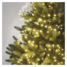 LED fényfüzér – fürtök, nano, 5,2 m, beltéri, meleg fehér, időzítő