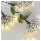 LED fényfüzér – fürtök, nano, 5,2 m, beltéri, meleg fehér, időzítő