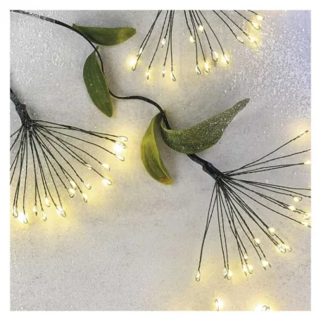 LED fényfüzér – fürtök, nano, 5,2 m, beltéri, meleg fehér, időzítő