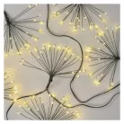 LED fényfüzér – fürtök, nano, 5,2 m, beltéri, meleg fehér, időzítő