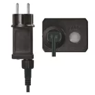 LED karácsonyi drop fényfüzér, 12 m, kültéri és beltéri, meleg fehér, időzítő