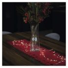 LED karácsonyi nano fényfüzér – süni, 2,4 m, 3x AA, beltéri, meleg fehér, időzítő