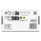 LED nano lánc napelemmel, réz, 12 m, kültéri és beltéri, hideg fehér, időzítő