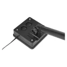 LED nano lánc napelemmel, réz, 12 m, kültéri és beltéri, hideg fehér, időzítő