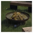 LED nano lánc napelemmel, réz, 12 m, kültéri és beltéri, meleg fehér, időzítő