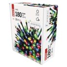 LED karácsonyi fényfüzér, 18 m, kültéri és beltéri, többszínű, időzítő