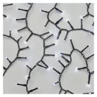 LED karácsonyi fényfüzér – süni, 8 m, kültéri és beltéri, hideg fehér, időzítő