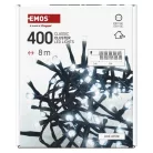 LED karácsonyi fényfüzér – süni, 8 m, kültéri és beltéri, hideg fehér, időzítő