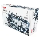 LED karácsonyi fényfüzér – süni, 12 m, kültéri és beltéri, hideg fehér, időzítő