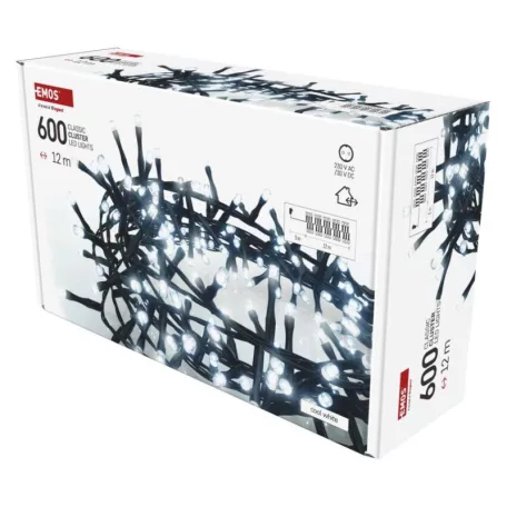 LED karácsonyi fényfüzér – süni, 12 m, kültéri és beltéri, hideg fehér, időzítő