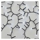 LED karácsonyi fényfüzér – süni, 6 m, kültéri és beltéri, hideg fehér, időzítő